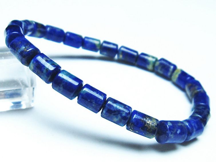 ラピスラズリブレスレット 6mm [t490-2316] 1枚目