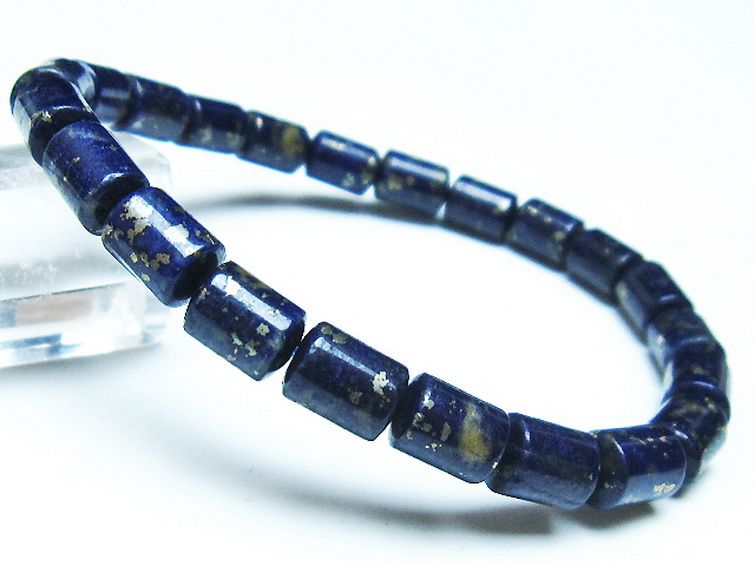 ラピスラズリブレスレット 6mm [t490-2321] 1枚目