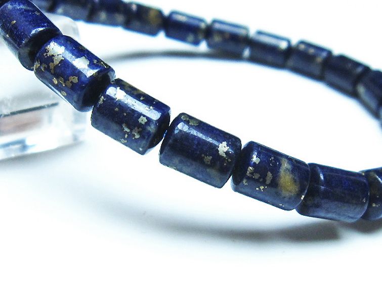 ラピスラズリブレスレット 6mm [t490-2321] 3枚目