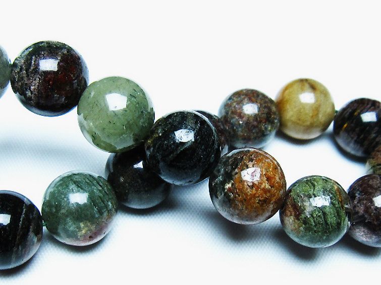 グリーンファントムブレスレット 12mm [T493-6268] 2枚目