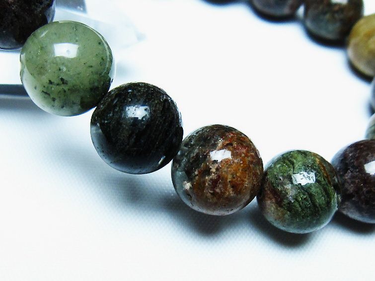 グリーンファントムブレスレット 12mm [T493-6268] 3枚目