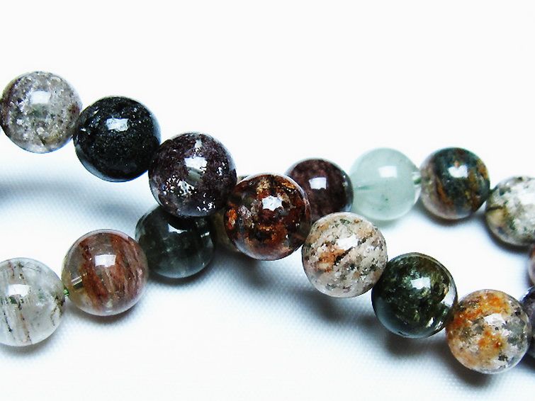 グリーンファントムブレスレット 10mm [T493-6296] 2枚目