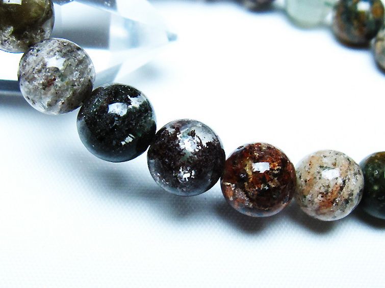 グリーンファントムブレスレット 10mm [T493-6296] 3枚目