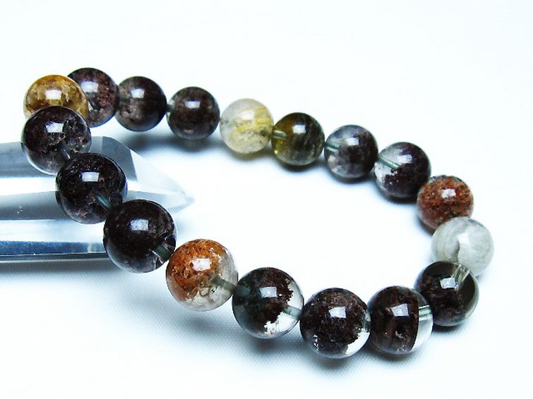 グリーンファントムブレスレット 12mm [T493-6302] 1枚目