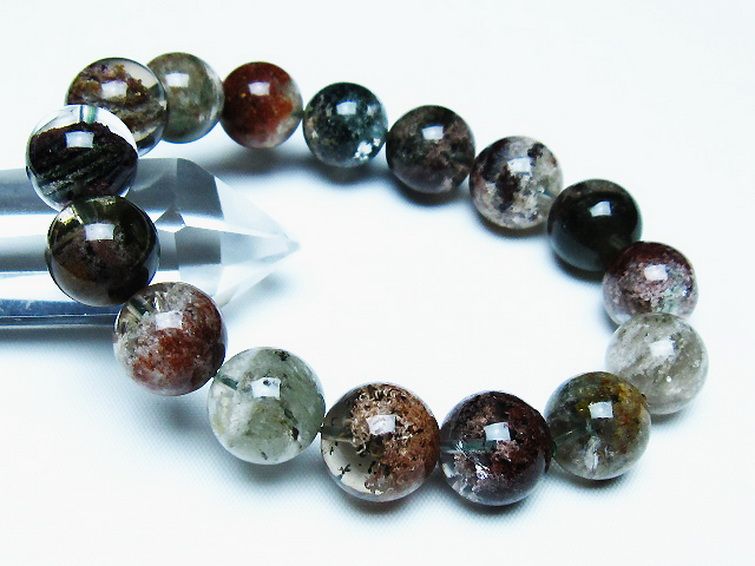 グリーンファントムブレスレット 14mm [T493-6308] 1枚目