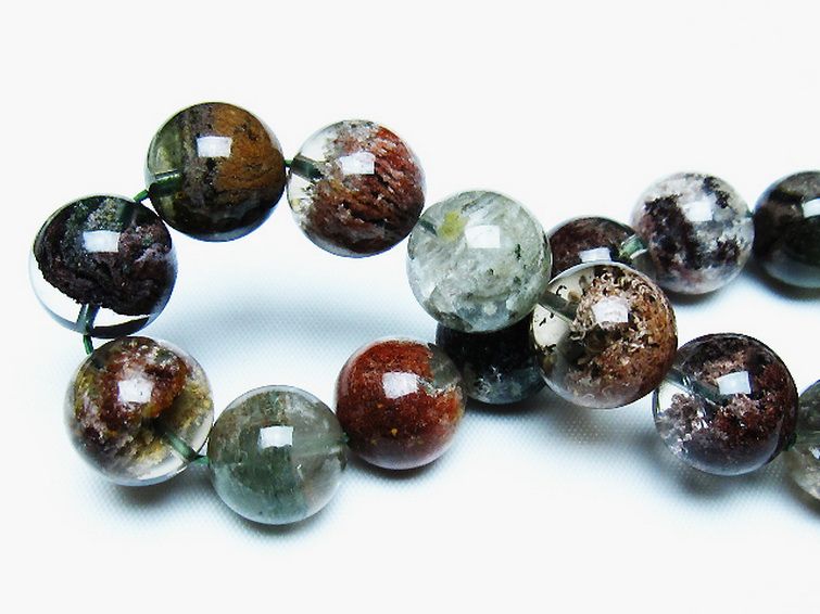 グリーンファントムブレスレット 14mm [T493-6308] 2枚目