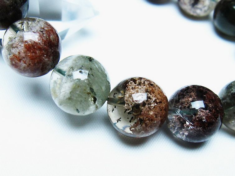 グリーンファントムブレスレット 14mm [T493-6308] 3枚目