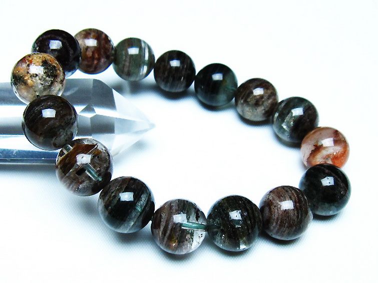 グリーンファントムブレスレット 13mm [T493-6311] 1枚目