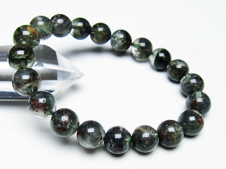 グリーンファントムブレスレット 10mm [t493-6411] 1枚目