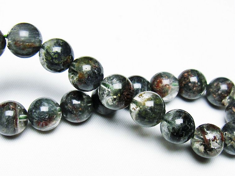 グリーンファントムブレスレット 10mm [t493-6411] 2枚目