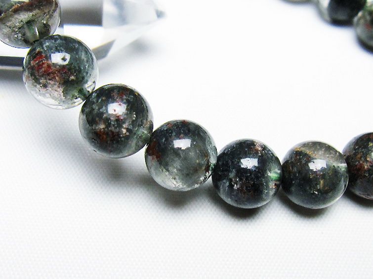 グリーンファントムブレスレット 10mm [t493-6411] 3枚目