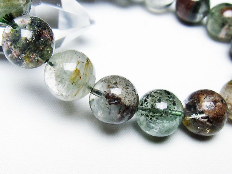 グリーンファントムブレスレット 12mm [t493-6413] 3枚目