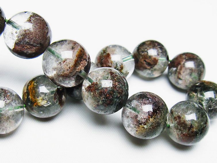 グリーンファントムブレスレット 15mm [t493-6417] 2枚目