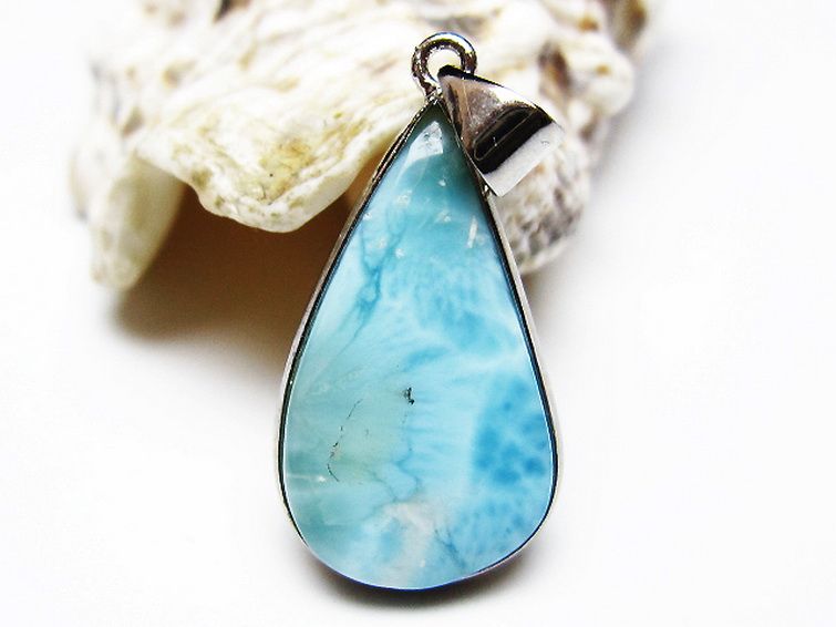 ラリマーペンダント [t495-4254] 2枚目