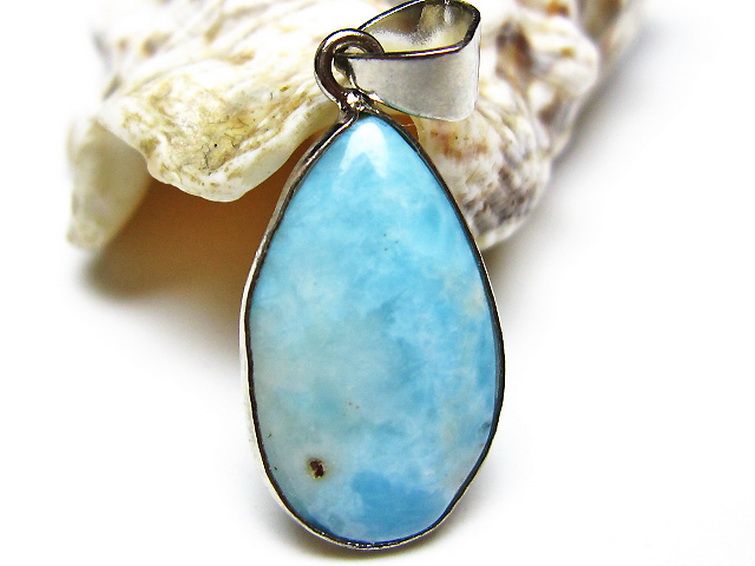 ラリマーペンダント [t495-4354] 2枚目