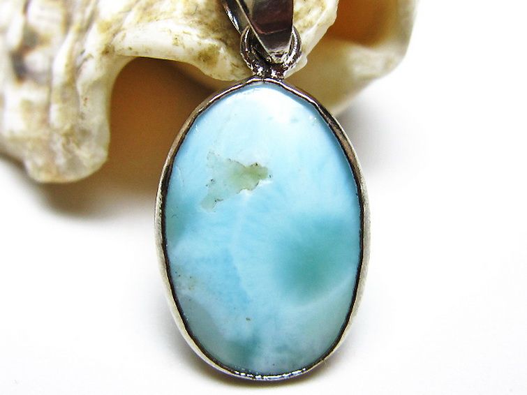 ラリマーペンダント [t495-4365] 2枚目