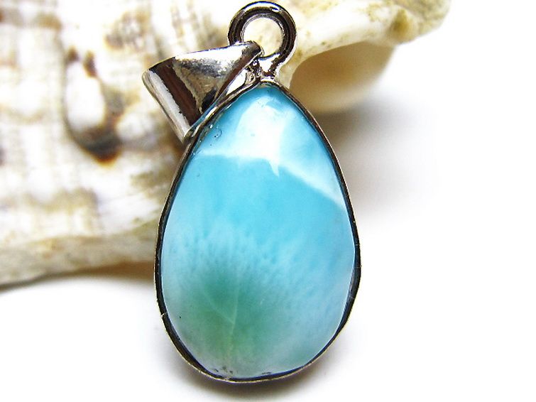 ラリマーペンダント [t495-4378] 2枚目