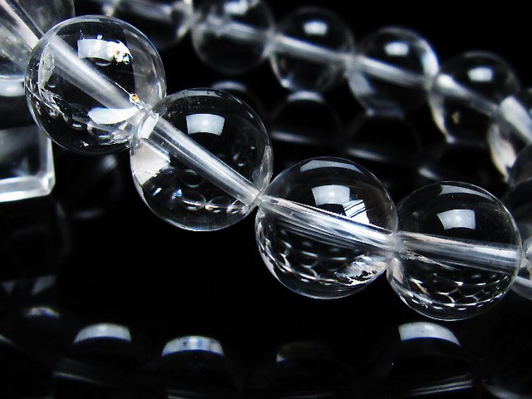 アイリスクォーツ 虹入り レインボー水晶 ブレスレット 13mm [T506-2623] 3枚目