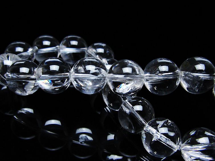 アイリスクォーツ 虹入り レインボー水晶 ブレスレット 12mm [T506-2703] 2枚目