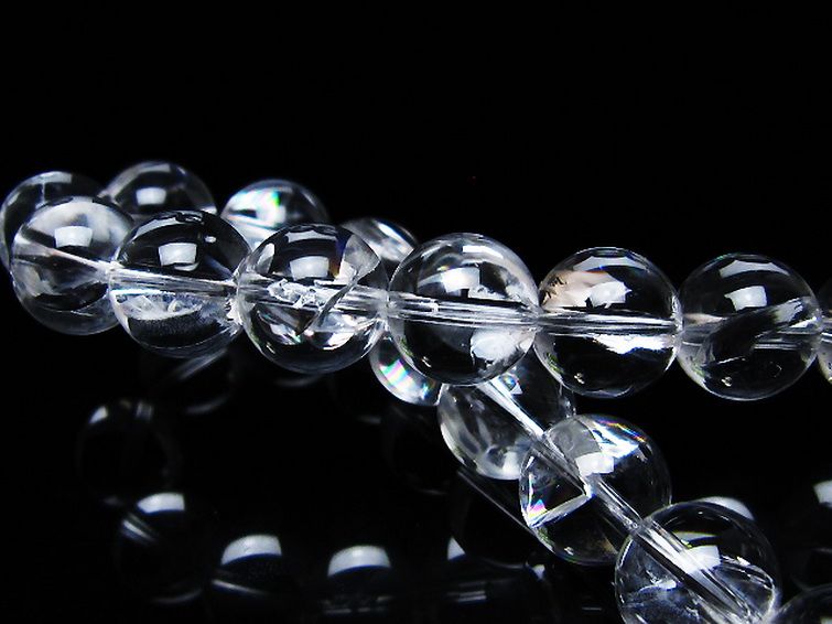 アイリスクォーツ 虹入り レインボー水晶 ブレスレット 10mm [T506-2713] 2枚目