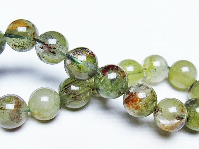 グリーンファントムブレスレット 11mm [t507-3508] 2枚目