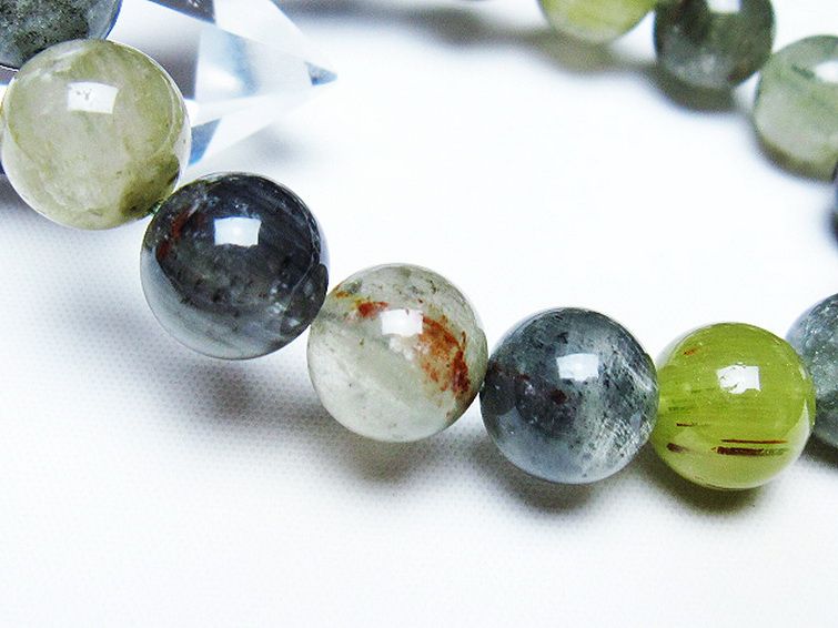 グリーンファントムブレスレット 12mm [t507-3511]