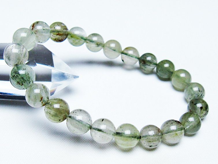 グリーンファントムブレスレット 8mm [t507-3533] 1枚目