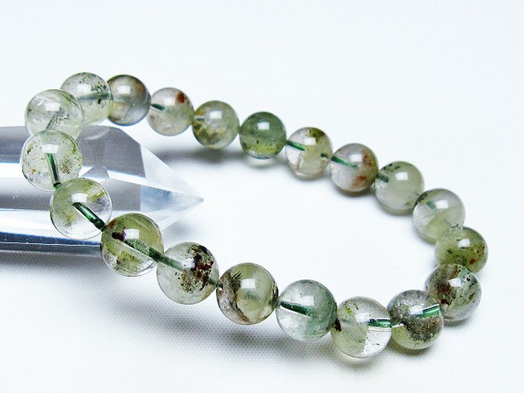 グリーンファントムブレスレット 10mm [t507-3537] 1枚目