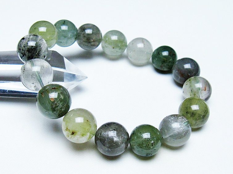 グリーンファントムブレスレット 14mm [t507-3547] 1枚目