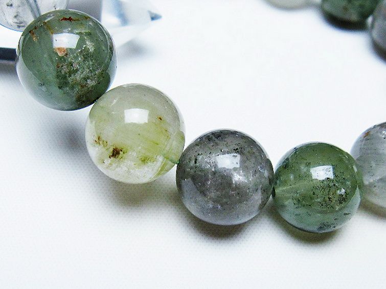 グリーンファントムブレスレット 14mm [t507-3547] 3枚目