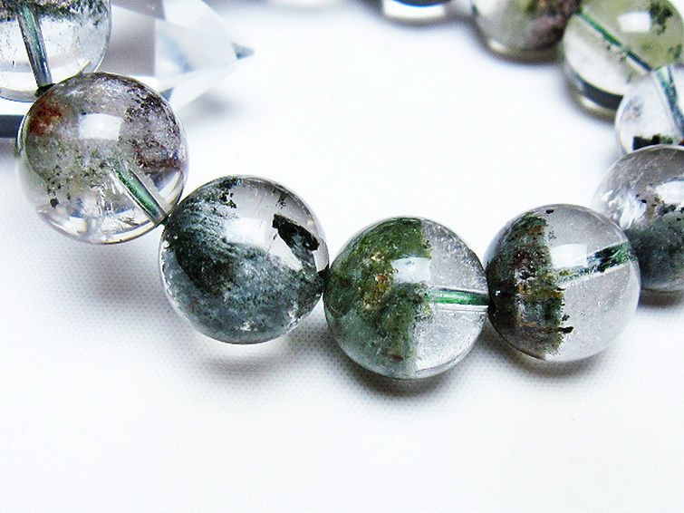 グリーンファントムブレスレット 15mm [t507-3614] 3枚目