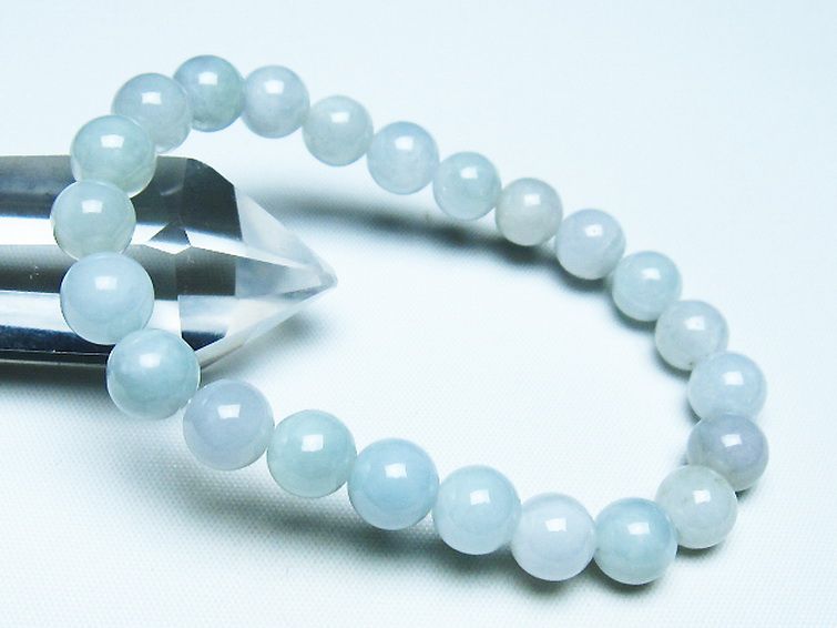 糸魚川翡翠ブレスレット 8mm [t51-16345] 1枚目