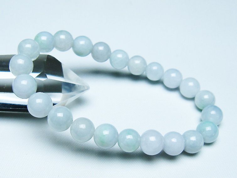 糸魚川翡翠ブレスレット 8mm [t51-16658] 1枚目
