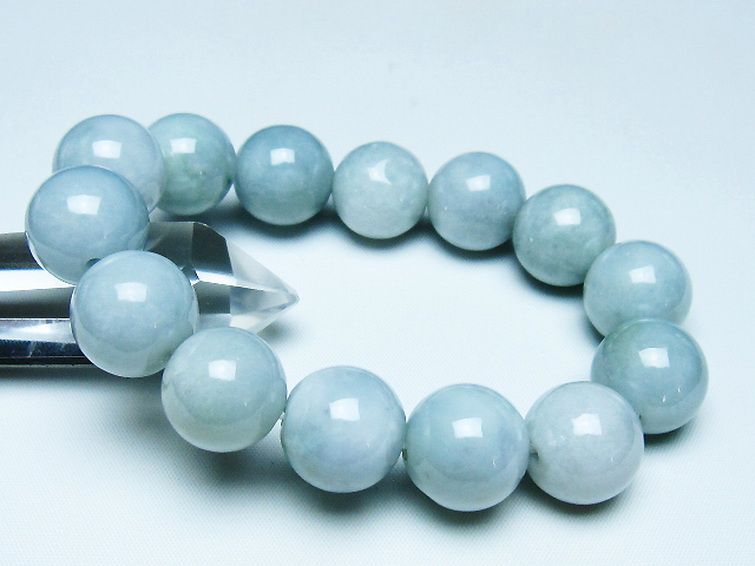 糸魚川翡翠ブレスレット 17mm [t51-16783] 1枚目