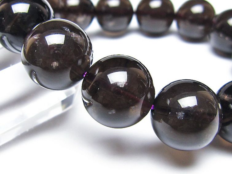 コロンビアナイト コロンビア産 天然ガラス ブレスレット 16mm [t521-2729] 2枚目
