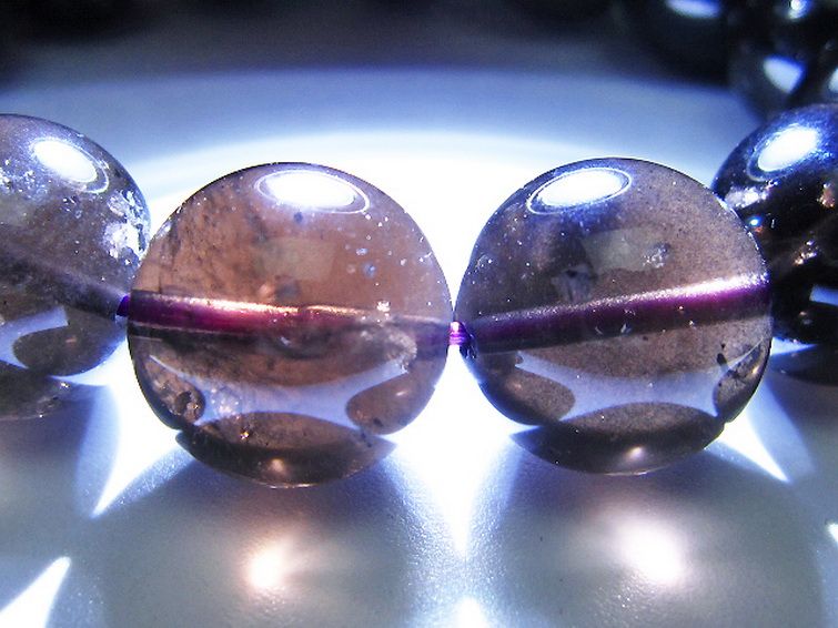 コロンビアナイト コロンビア産 天然ガラス ブレスレット 16mm [t521-2729] 3枚目