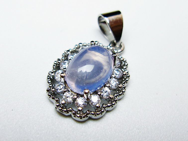 スコロライト（ラベンダークォーツ）ペンダント[T525-2157] 3枚目