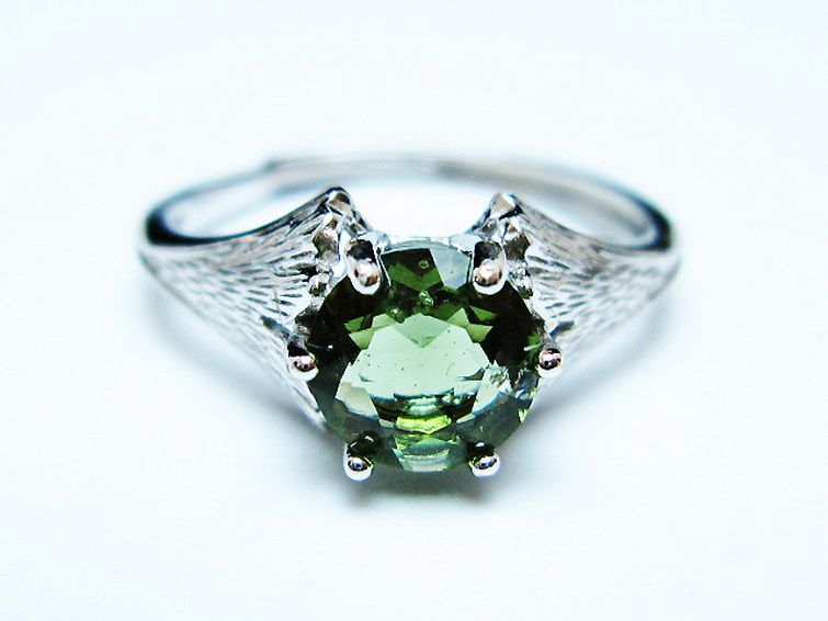 モルダバイト指輪 [t526-1464] 1枚目