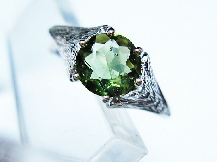 モルダバイト指輪 [t526-1464] 2枚目