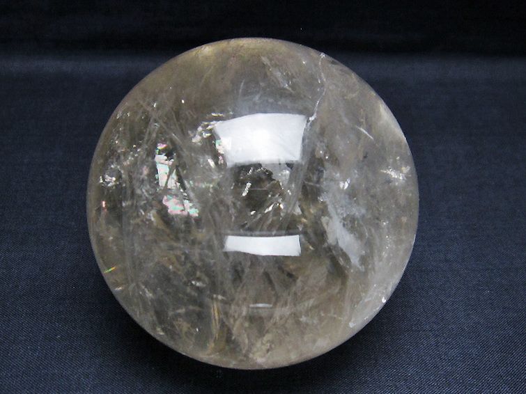 ライトニング水晶丸玉 76mm [T529-5640] 1枚目