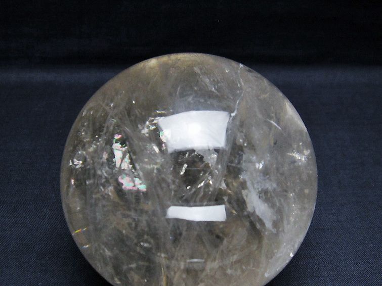 ライトニング水晶丸玉 76mm [T529-5640] 2枚目