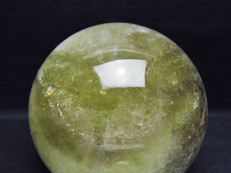 3.3Kgシトリン水晶丸玉 135mm [t529-5895] 2枚目