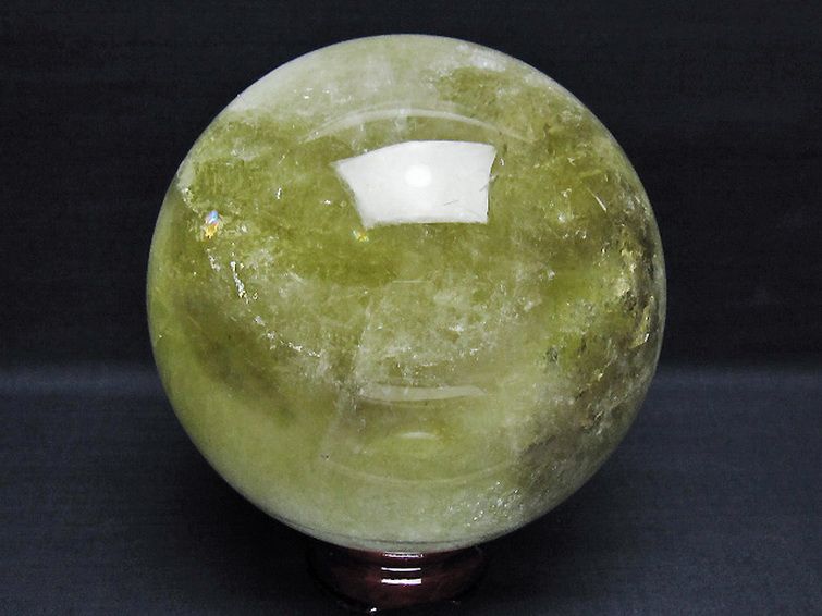 3.3Kgシトリン水晶丸玉 135mm [t529-5895] 3枚目