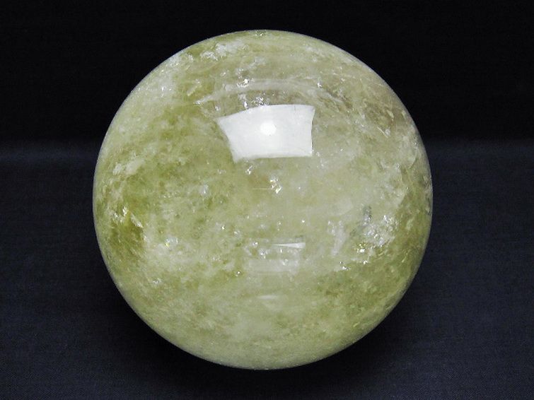 1.7Kgシトリン水晶丸玉 110mm [t529-5907] 1枚目