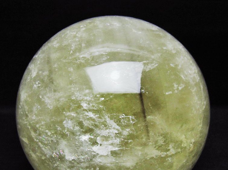 4.8Kgシトリン水晶丸玉 155mm [t529-5962] 2枚目