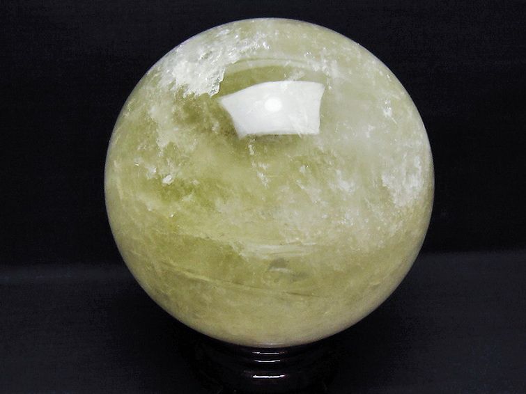 4.8Kgシトリン水晶丸玉 155mm [t529-5962] 3枚目
