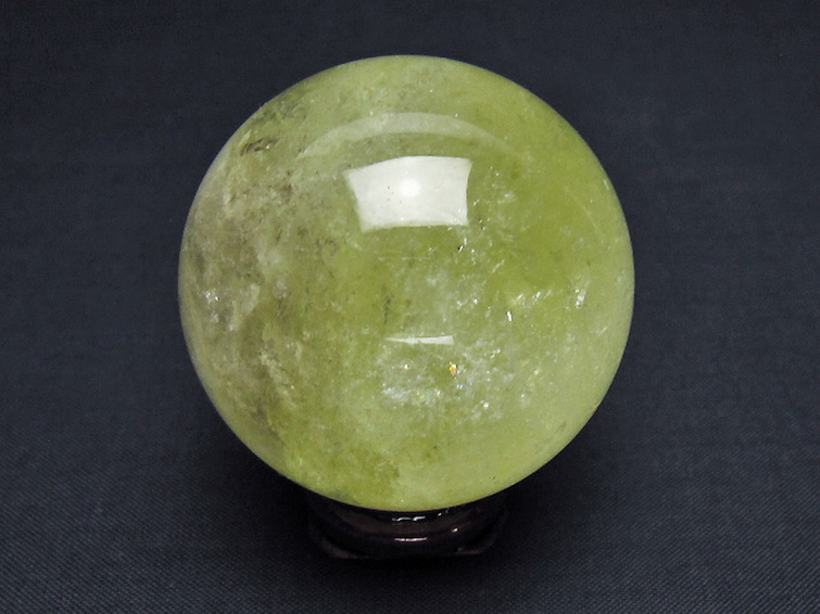 シトリン水晶丸玉 48mm [T529-6008] 3枚目