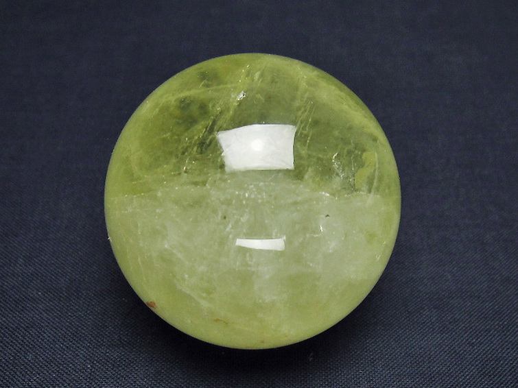 シトリン水晶丸玉 45mm [T529-6015] 1枚目