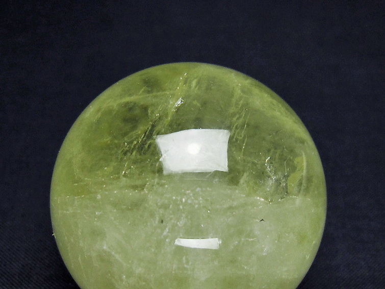 シトリン水晶丸玉 45mm [T529-6015] 2枚目