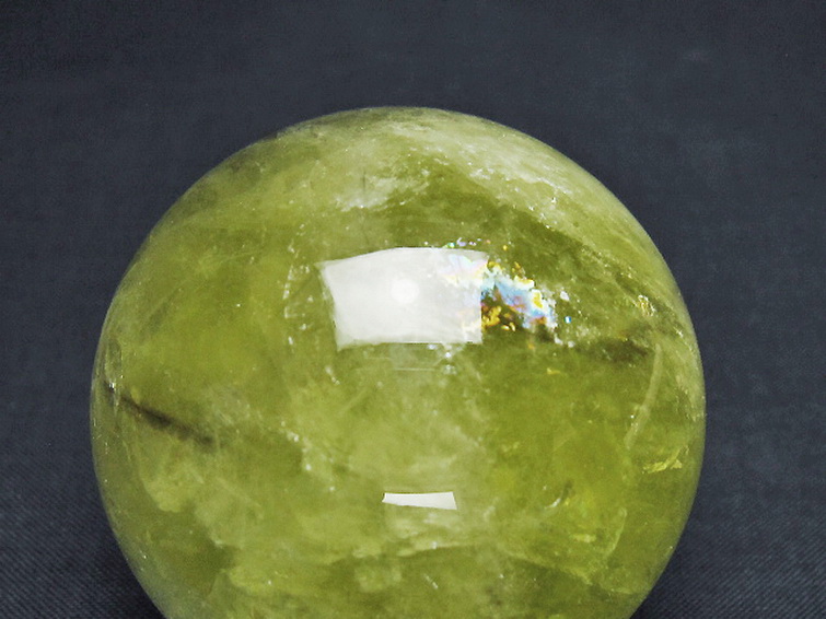 シトリン水晶丸玉 52mm [T529-6059] 2枚目